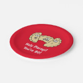 Assiettes En Carton Saint Pierogi Vous êtes 80 Polonais Plaque en papi (Angle)