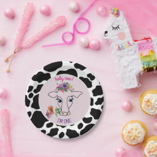 Assiettes En Carton Saint-Vache 1er anniversaire