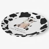 Assiettes En Carton Saint-Vache Pays ferme Anniversaire (Angle)