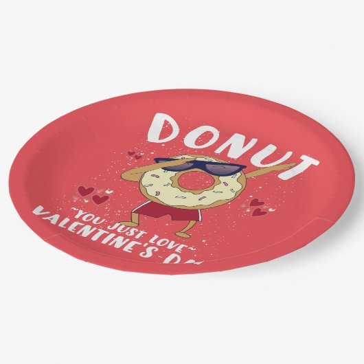 Assiettes En Carton Saint Valentin (Angle)