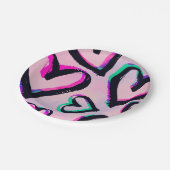 Assiettes En Carton Saint-Valentin (Angle)