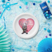 Assiettes En Carton Saint Valentin (Fête)