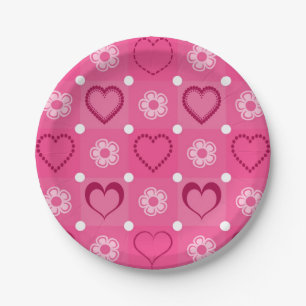 Assiettes En Carton Saint Valentin