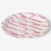Assiettes En Carton Saint Valentin (Angle)