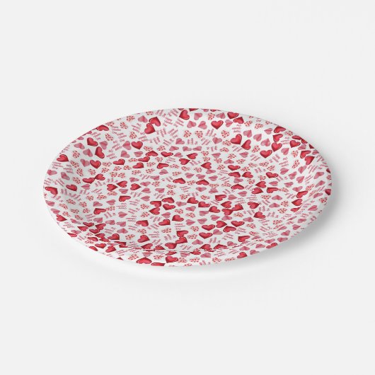 Assiettes En Carton Saint Valentin Amour drôle (Angle)