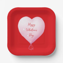 Saint Valentin coeur heureux rouge vif