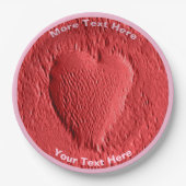 Assiettes En Carton Saint Valentin - Mars (Devant)