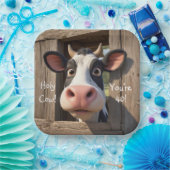 Assiettes En Carton Sainte vache Vous avez 40 ans (Fête)