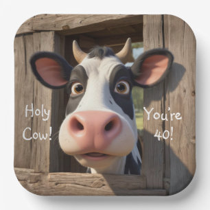 Assiettes En Carton Sainte vache Vous avez 40 ans