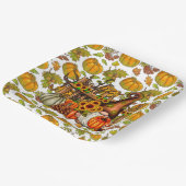 Assiettes En Carton Saison automne Gnome (Angulaire)