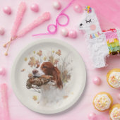 Assiettes En Carton Saison de chasse à la bécasse (Fête)