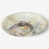 Assiettes En Carton Saison de chasse à la bécasse (Angle)