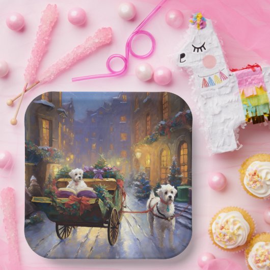 Assiettes En Carton Saison de Noël maltaise (Fête)