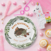 Assiettes En Carton Saison d'hiver Simple bébé garçon douche (Fête)