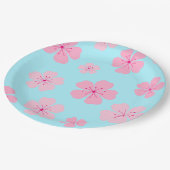 Assiettes En Carton Sakura (Angle)
