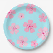 Assiettes En Carton Sakura (Devant)