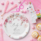 Assiettes En Carton Sakura fête de bébé fleurs de cerisier (Fête)