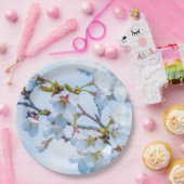 Assiettes En Carton Sakura - Fleur de cerisier japonaise (Fête)