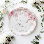 Assiettes En Carton Sakura nuptiale en fleurs de cerisier