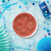 Assiettes En Carton Salade fraîche de tomate (Fête)