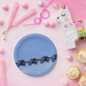 Assiettes En Carton Salon de l'aéronautique (Fête)