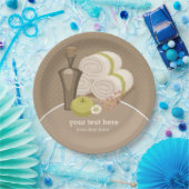 Assiettes En Carton Salon spa de beauté (Fête)