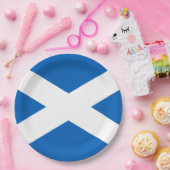 Assiettes En Carton Saltire ~ Drapeau de l'Ecosse (Fête)