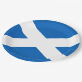 Assiettes En Carton Saltire ~ Drapeau de l'Ecosse (Angle)