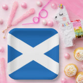 Assiettes En Carton Saltire ~ Drapeau de l'Ecosse (Fête)
