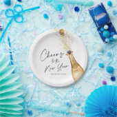 Assiettes En Carton Salutations à la fête du Nouvel An (Fête)