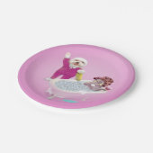 Assiettes En Carton Salutations de détente (Angle)