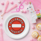 Assiettes En Carton Salzbourg Autriche (Fête)