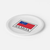 Assiettes En Carton Samoa (Angle)