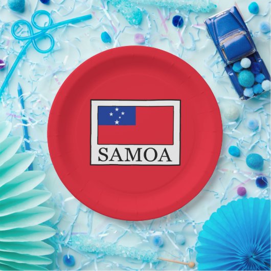 Assiettes En Carton Samoa (Fête)