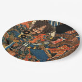 ASSIETTES EN CARTON SAMURAI COMBATTRE PYTHON (Angle)