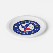 Assiettes En Carton San Antonio Texas (Angle)