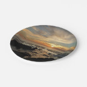 Assiettes En Carton San Diego Sunset (Angle)