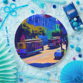 Assiettes En Carton San Francisco 002 (Fête)