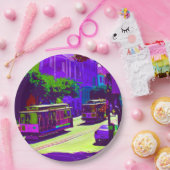 Assiettes En Carton San Francisco 003 (Fête)