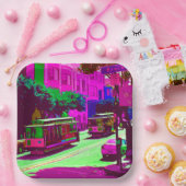 Assiettes En Carton San Francisco 009 (Fête)