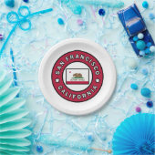 Assiettes En Carton San Francisco Californie (Fête)