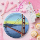 Assiettes En Carton San Francisco - PORTE D'OR - Pont (Fête)