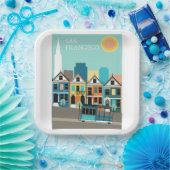 Assiettes En Carton San Francisco Pretty Art (Fête)