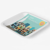 Assiettes En Carton San Francisco Pretty Art (Angulaire)