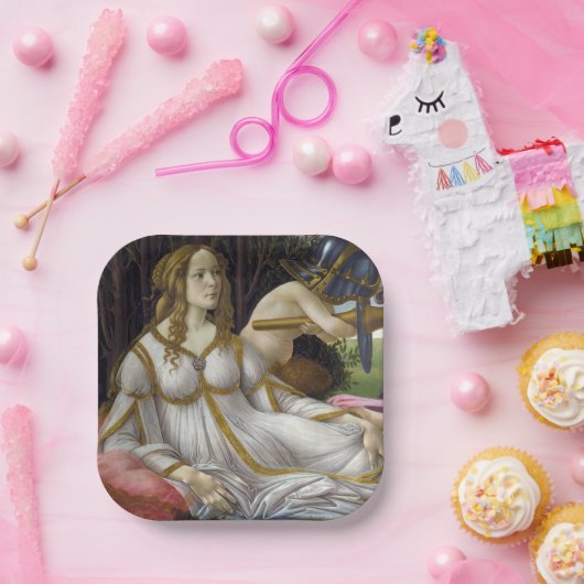 Assiettes En Carton Sandro Botticelli - Vénus et Mars (Fête)