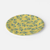 Assiettes En Carton Sang orange (Angle)