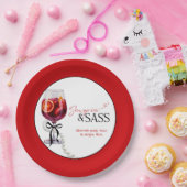 Assiettes En Carton Sangria & Sass (Fête)
