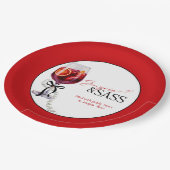 Assiettes En Carton Sangria & Sass (Angle)
