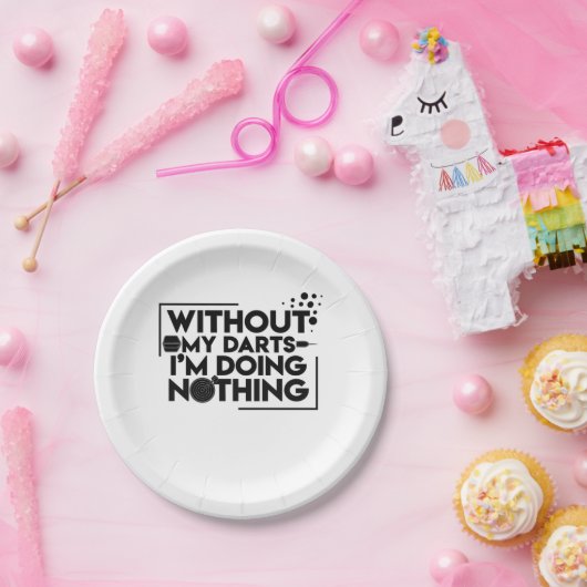 Assiettes En Carton Sans Mes Fesses, Je Ne Fais Rien (Fête)