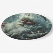 Assiettes En Carton Santa (Angle)